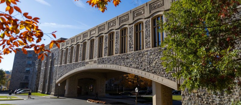 Torgersen Hall bridge